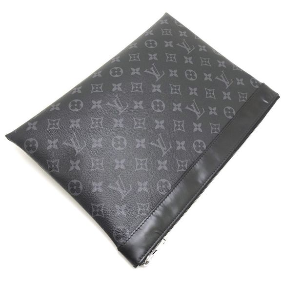 Louis Vuitton Monogram Eclipse Pochette Clutch - Picture 3 of 5